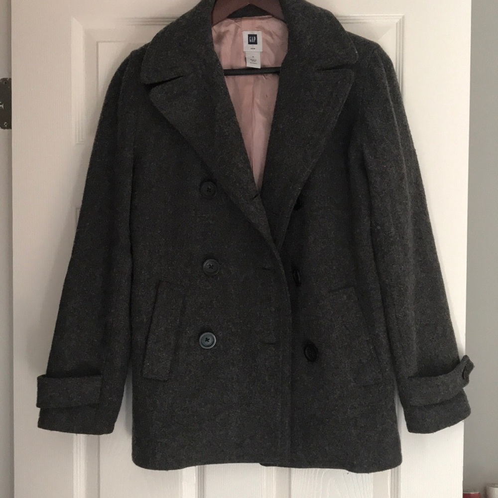 Grey Peacoat